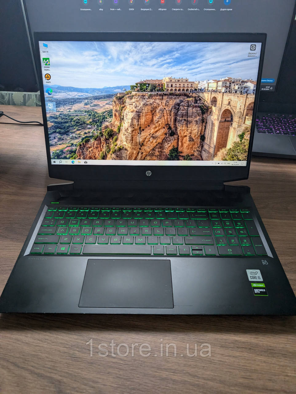 Ігровий Ноутбук HP Pavilion Gaming 144ГЦ i5-10th GTX 1660TI 6gb GDDR6