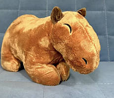 М'яка іграшка велика Капібара 55 см.,плюшева капібара іграшка подушка