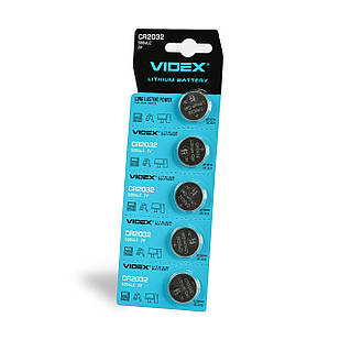 Батарейка літієва Videx CR2032 BLISTER CARD CR2032 22761