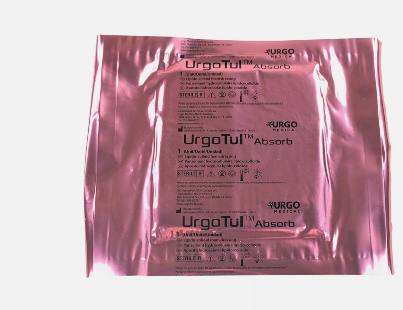Стерильна пов'язка, що абсорбує Ліпідно-колоїдна пов'язка,rgo Urgotul Absorb 15 см х 15 см – призначена для лікування