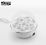 Електрична яйцеварка для дому на 7 яєць DSP KA5016 White Пристрій для варіння яєць, фото 4