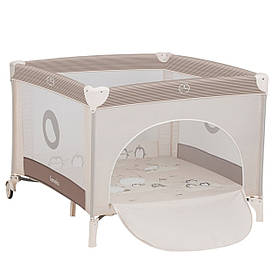 Манеж дитячий ігровий Lionelo Bonnie Beige Sand (складний, сумка для зберігання) Бежевий