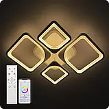 Люстра світлодіодна Light 3color з пультом BK+WH, фото 4
