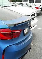 Лип спойлер на BMW X6 F16 2014-2019 Задний спойлер-сабля на багажник БМВ Х6 Ф16