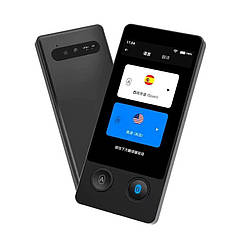 W12 AI Translator Голосовий портативний перекладач 140 мов онлайн 10 офлайн