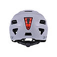 Шолом Safety Labs E-Bahn велосипедний матовий сірий 55-58см, фото 2