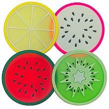 Підставка під гаряче силіконова D 8,5 см у наборі 4 штуки