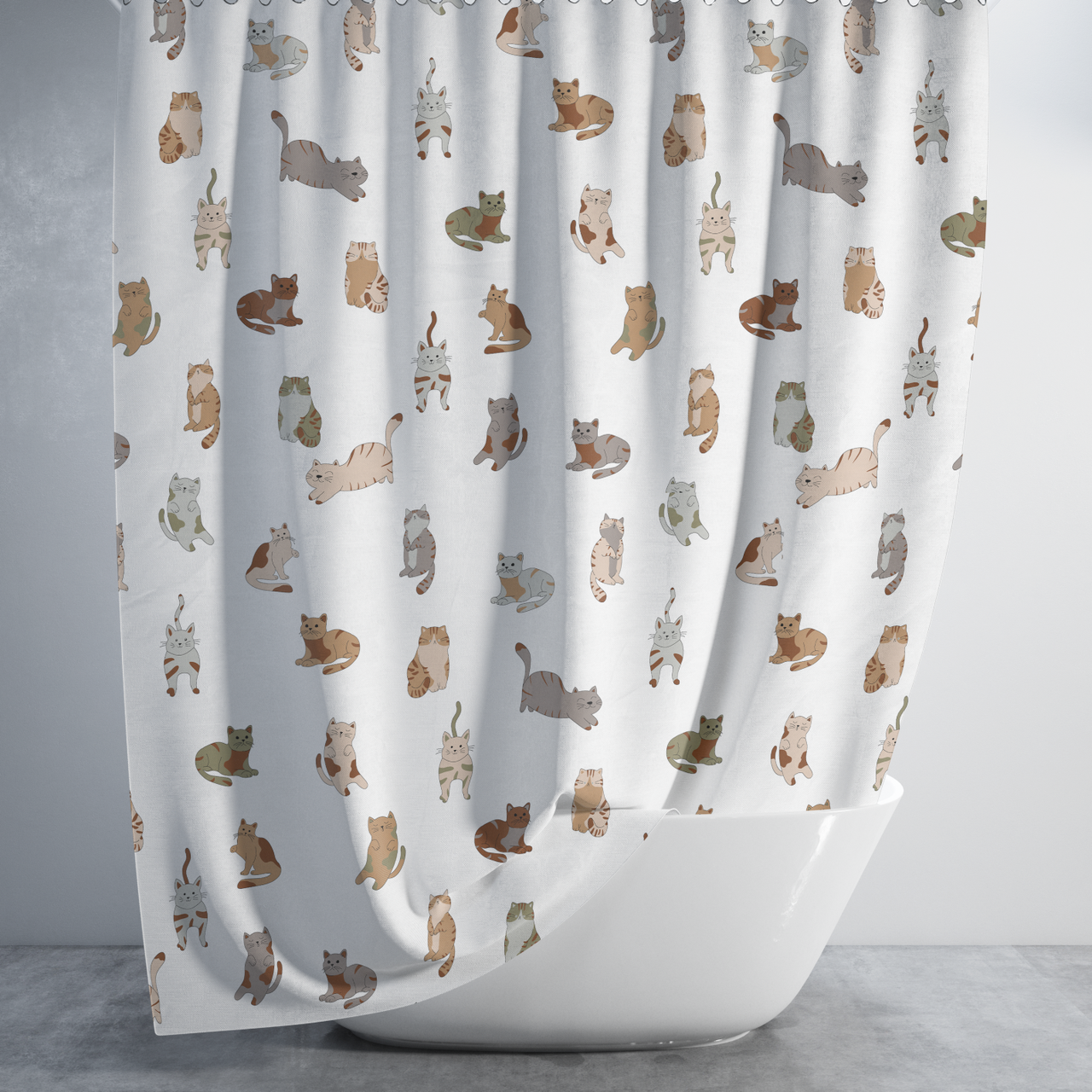 Штора для ванной Kitties Tropic 180x200 cм 7183