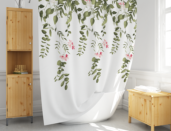 Штора для ванной Floral 180x200 см Tropik BS-7184, фото 3