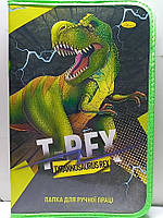 Папка для праці на блискавці А4 / папка для ручної праці на змійці / Папка дитяча для праці ламінована / мал.2