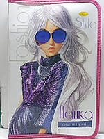 Папка для праці на блискавці А4 / папка для ручної праці на змійці / Папка дитяча для праці ламінована / мал.6