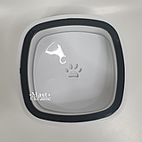 Миска-непроливайка Bowl для домашніх тварин об'ємом 1.5 л. HB-20, фото 3