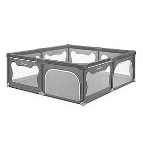 Манеж дитячий дитячий Lionelo Willow XL Grey Concrete (складний, сумка для зберігання) Сірий