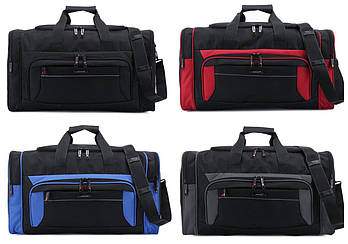 Сумка спортивна дорожня містка 61*30 см довгим ремінцем у різних кольорах Luna