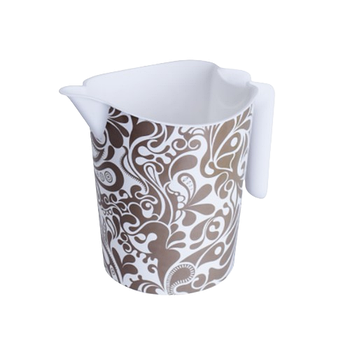 Ковшик 1л з носиком з декором Home пластик Алеана