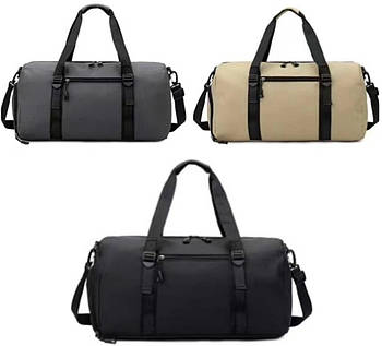 Сумка спортивна дорожня містка 50*26 см довгим ремінцем у різних кольорах Luna