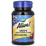 Nature's Way, Alive!, комплекс мультивітамінів для чоловіків, підтримка енергії, 50 таблеток, фото 3