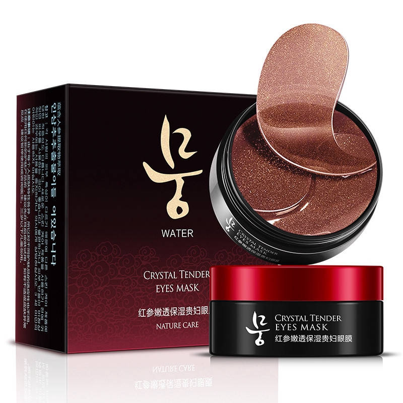 

Гидрогелевые патчи Crystal Tender Eye Mask с экстрактом женьшеня 60 шт