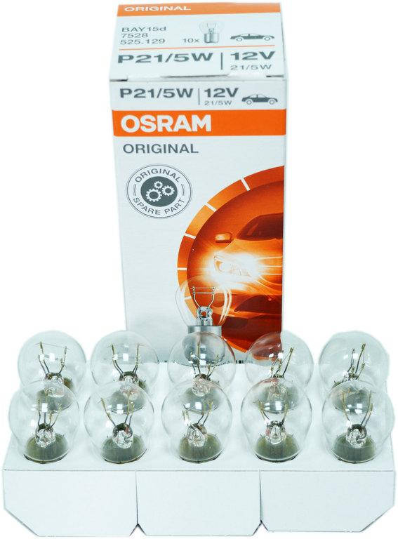 

Лампа P21/5W 12V BAY15D Osram (2-конт.)