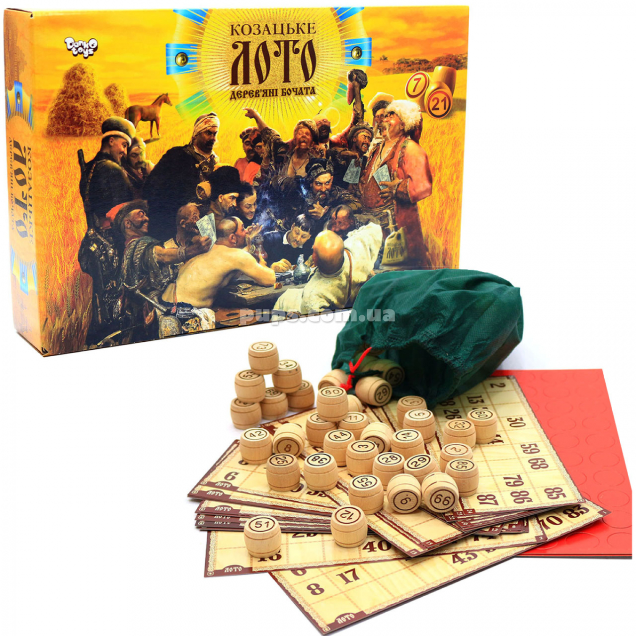 

Настольная игра DANKO TOYS «Козацьке лото», дерево (DT G48)