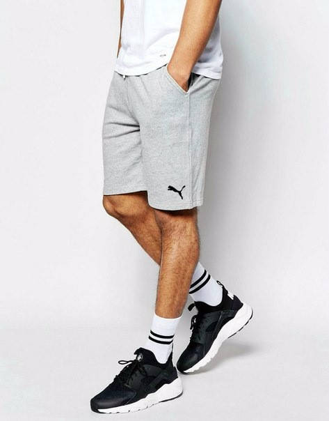 

Спортивные мужские шорты Puma (Пума) серые, Серый
