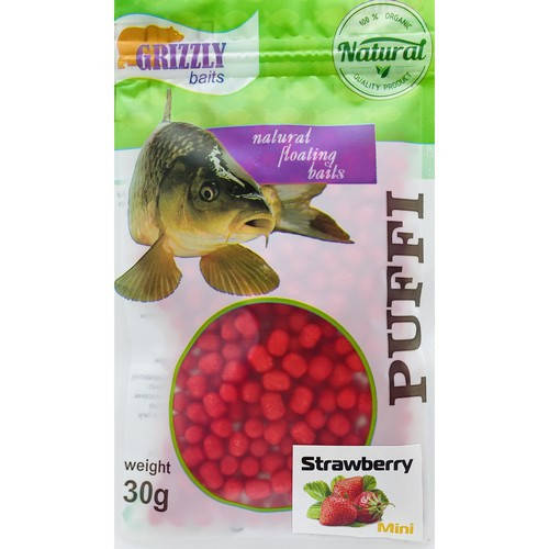 

Воздушное тесто Grizzly Baits Puffi 30гр Клубника