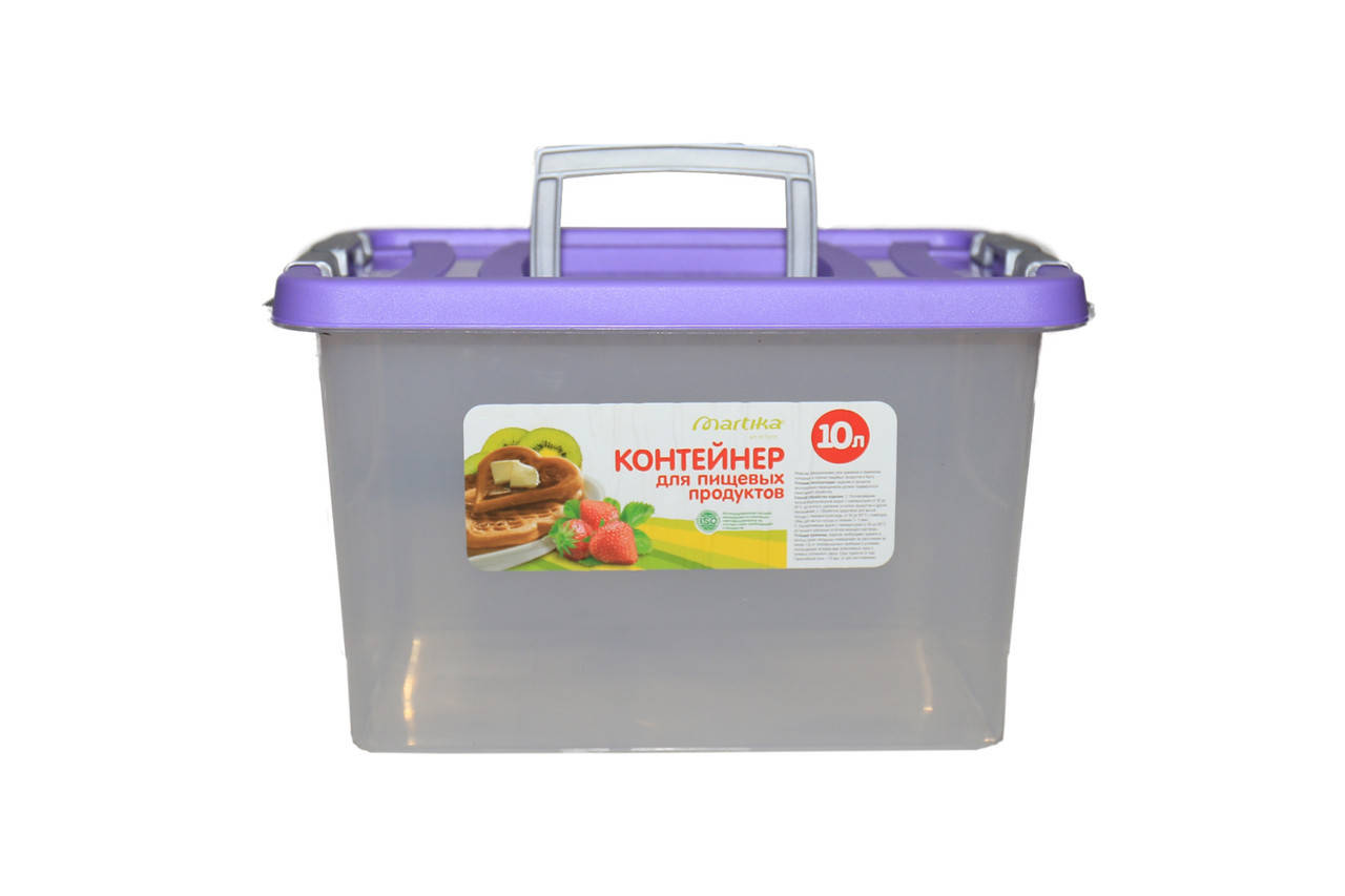 

Контейнер для пищевых продуктов 10л С207П ФІОЛ