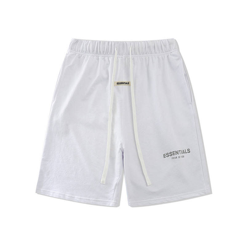 

Белые шорты Fear of God Essentials (мужские унисекс шорты), Белый