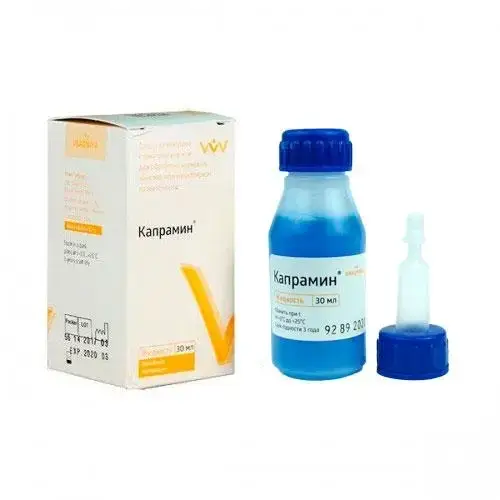

Капрамин - кровоостанавливающие средство, 30 мл