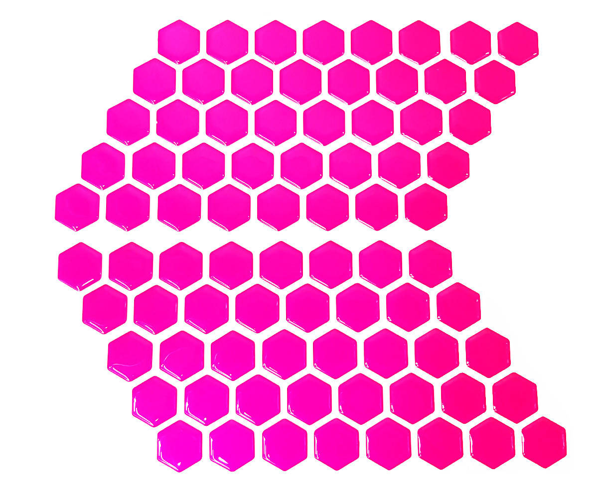 

Соты на бак MM fluo pink