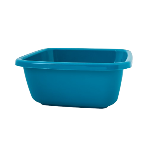 Таз 6л квадратний бірюзовий Алеана, фото 1