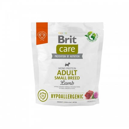 Сухий корм Brit Care Hypoallergenic Adult Small Breed для дорослих собак малих порід 1кг, фото 1