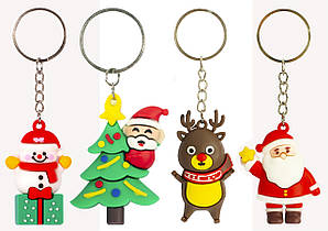 Брелок силіконовий Новорічний 5.5 см (700-16)