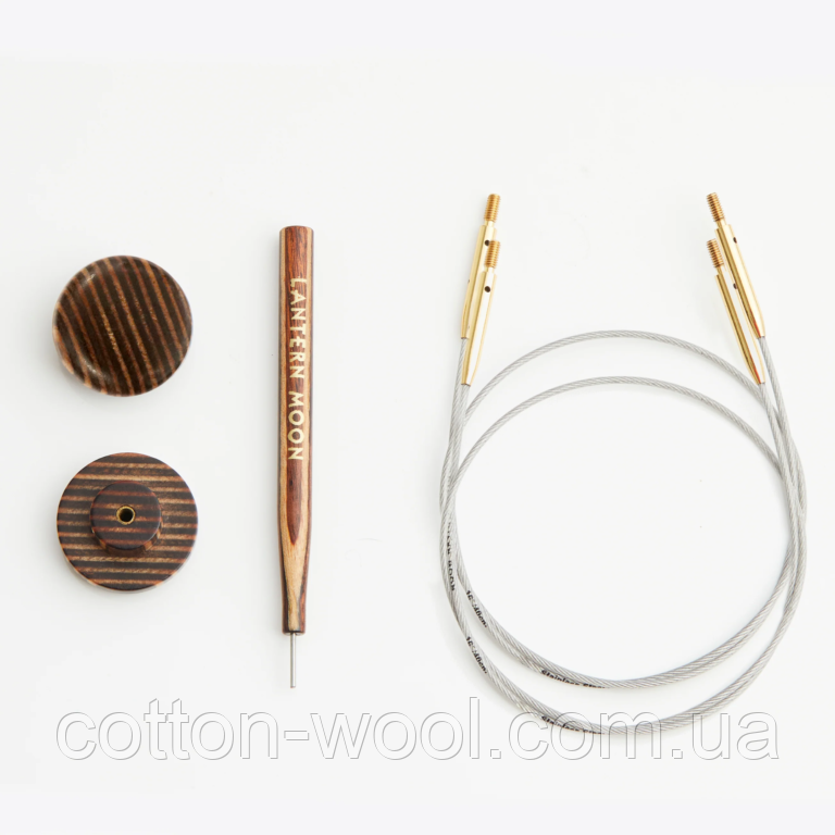 Поворотні кабелі для спиць Lantern Moon  35см для створення спиць 60см, фото 1