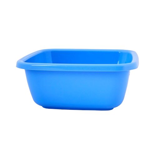 Таз 9л квадратний блакитний Алеана, фото 1