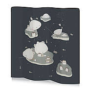 Манеж дитячий дитячий Lionelo Bonnie Grey Stone (складний, сумка для зберігання) Чорний, фото 7