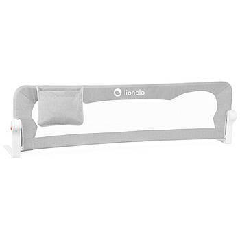 Бортик захисний для ліжка Lionelo Eva Grey Melange (поліестер, максимальне навантаження 27кг) Сірий