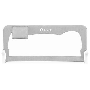 Бортик захисний для ліжка Lionelo Hanna Grey (поліестер, максимальне навантаження 27кг) Сірий