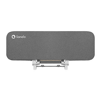 Бортик захисний для ліжка Lionelo Lora Greystone (складний, регулювання бортика) Сірий