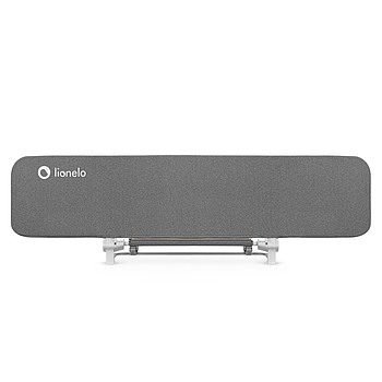 Бортик захисний Lionelo Lora XL Grey Stone (складний, регулювання бортика) Сірий