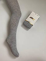 Колготи однотонні, сірий, Розмір 9-10 років ( на зріст 122 - 132 см)
