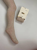 Колготи однотонні, бежевий, Розмір 9-10 років ( на зріст 122 - 132 см)