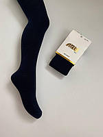 Колготи однотонні, темно-синій, Розмір 9-10 років ( на зріст 122 - 132 см)