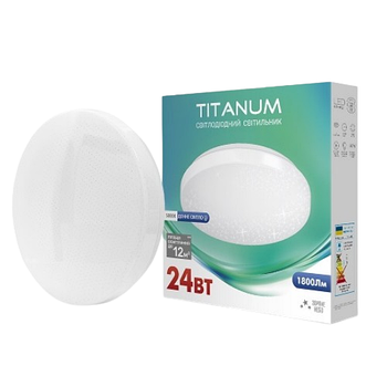 LED Світильник настінно-стельовий 24W 5000К 220V Зоряне небо TLCL-245S Titanum