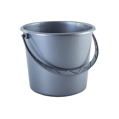 Відро 8л пластик сірий Алеана, фото 1