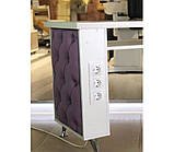 Манікюрний столик однотумбовий з красивим фасадом і місткими шухлядками для салону краси Mali, фото 4