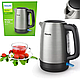 Електрочайник Philips HD9350/90 з нержавіючої сталі (1.7 л, 2200 Вт, Німеччина), фото 5