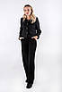 Піджак жіночий твідовий чорний 41421 (2000000136981), фото 5
