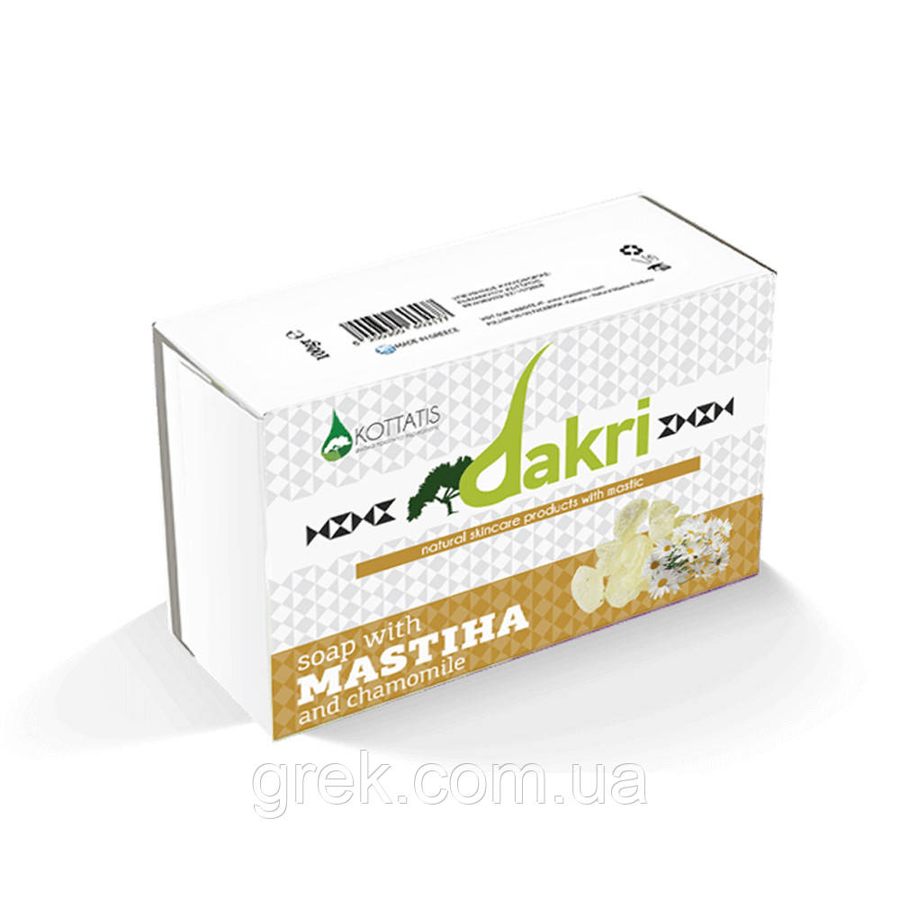 Мило з мастикою та ромашкою Dakry 100 г, фото 1