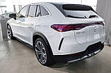 Захисна накладка на задній бампер для Mercedes-Benz EQE SUV X294 2023+ /срібл.нерж.сталь/, фото 7